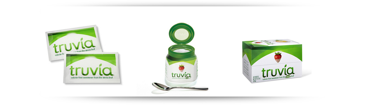 truvia天然甜味料系列产品及包装 天然代糖 